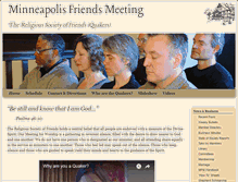 Tablet Screenshot of minneapolisfriends.org